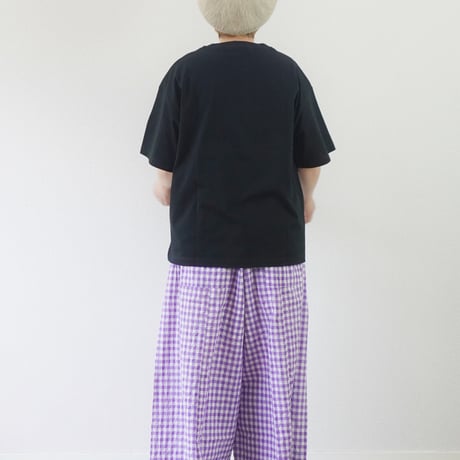 ＊ユニセックス＊ämne-アンヌ-" Blåklocka " half sleeve tee / amn-CS-096