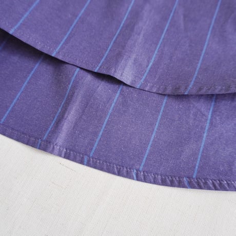 2色＊レディース＊Linen ya-リネンヤ-コットンタイプライターバンドカラーシャツ
