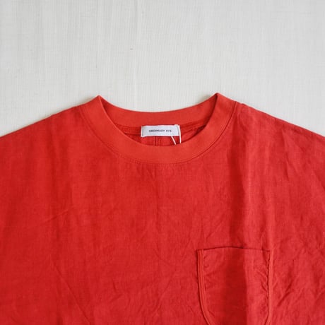 2色レディース＊ORDINARY FITS-オーディナリーフィッツ-LINEN RAGLAN PULLOVER TEE