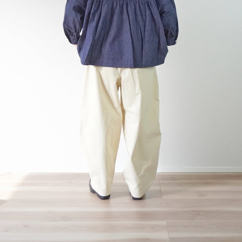 2色ユニセックス＊結-ゆい-Chino Cloth Planer Easy Pants-Tap