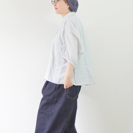 2色＊レディース＊Brocante-ブロカント-リネンキャンバス グランシャツ