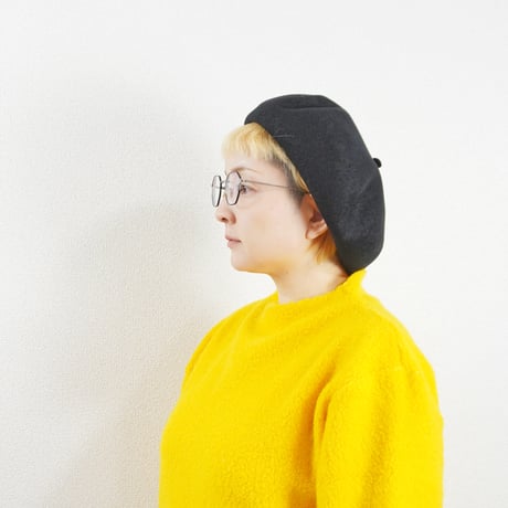 全3色ユニセックス＊eyya-エイヤ-八角製法  強縮ウールベレー帽