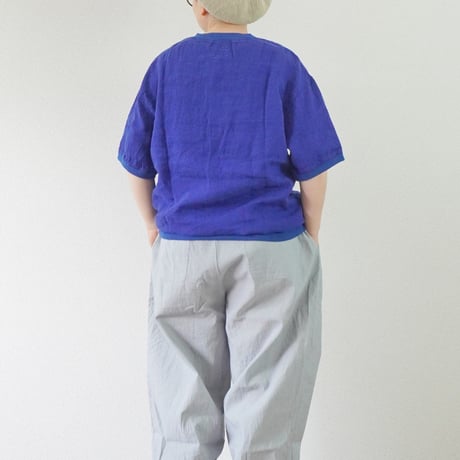 ユニセックス＊have a good day-ハブアグッドデイ-Linen henly s/s tee リネン ヘンリー 半袖Tシャツ