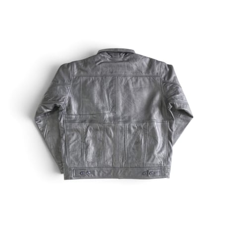 再入荷＊ユニセックス＊YOUSED-ユーズド-LEATHER SPORTS JACKET（91B） リメイクレザージャケット / ブラック