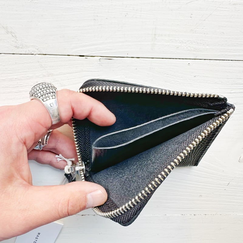 goods*MASTER&Co.-L型ジップ レザー ウォレット リザード goods*MASTER&Co.-L型ジップ レザー ウォレット リザード