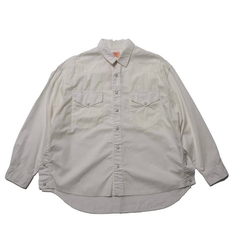 ＊ユニセックス＊IMPRESTORE-インプレストア-5oz Basket Western Shirts / Dwayne (White)