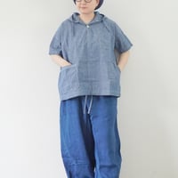 ＊レディース＊快晴堂 -フードデッキ半袖シャツ 62S-48