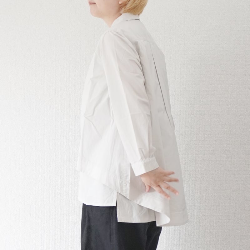 TIGRE BROCANTE ホワイトロングシャツ TIGRE BROCANTE ホワイトロングシャツ