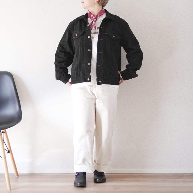値下げ中【ALUDE】vintage wash デニムシャツ　黒 ROAD JACK DENIM SHIRTS＜VINTAGE WASH＞ (BLACK) / RUDE