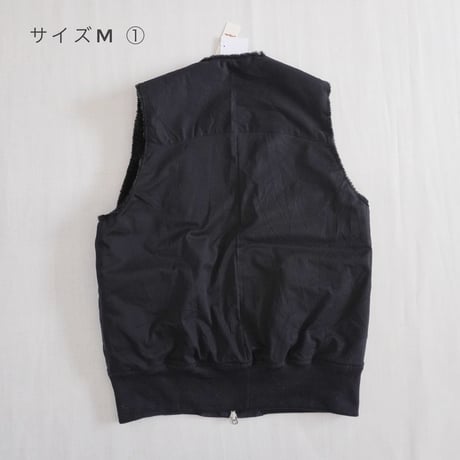 ユニセックス＊Nasngwam-ナスングワム-POLER VEST/ブラック