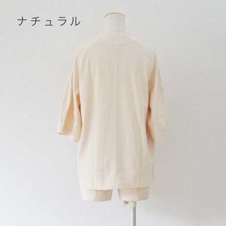 2色＊ユニセックス＊TIGRE BROCANTE-ティグルブロカンテ-40/2モダン天竺クアトロ半袖T