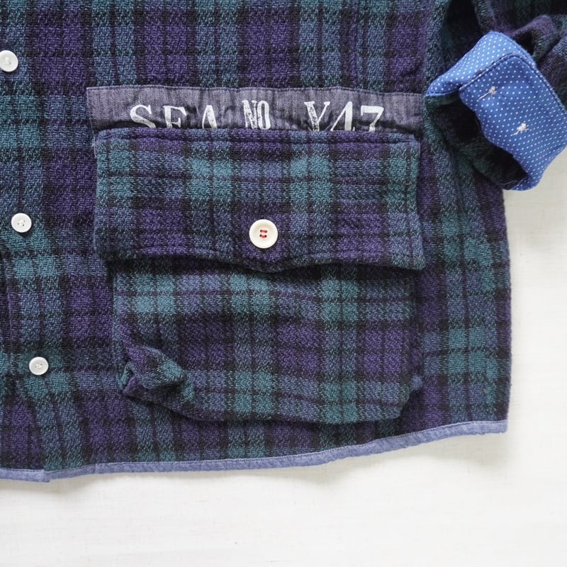 3色＊レディース＊快晴堂 -Girl'sタータンチェック・リラクシンWork