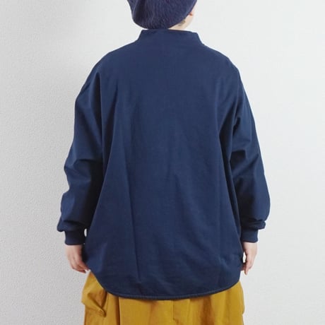 2色＊ユニセックス＊SLOWHANDS-スローハンズ-オーガニックコットン フレンチテリー ペインタージャケット