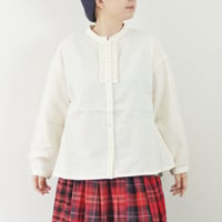 レディース＊ASCOT by Torinoco-アスコットバイトリノコ-コットンリネン フリルブラウス