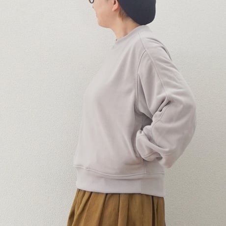 2色＊ユニセックス＊LA MOND-ラモンド-STITCH WORK LIGHT SWEAT