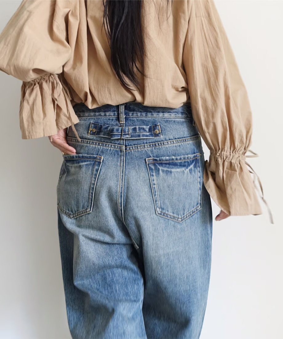 再入荷＊レディース＊ichi-イチ- Denim Sarrouel Pants デニムサルエル