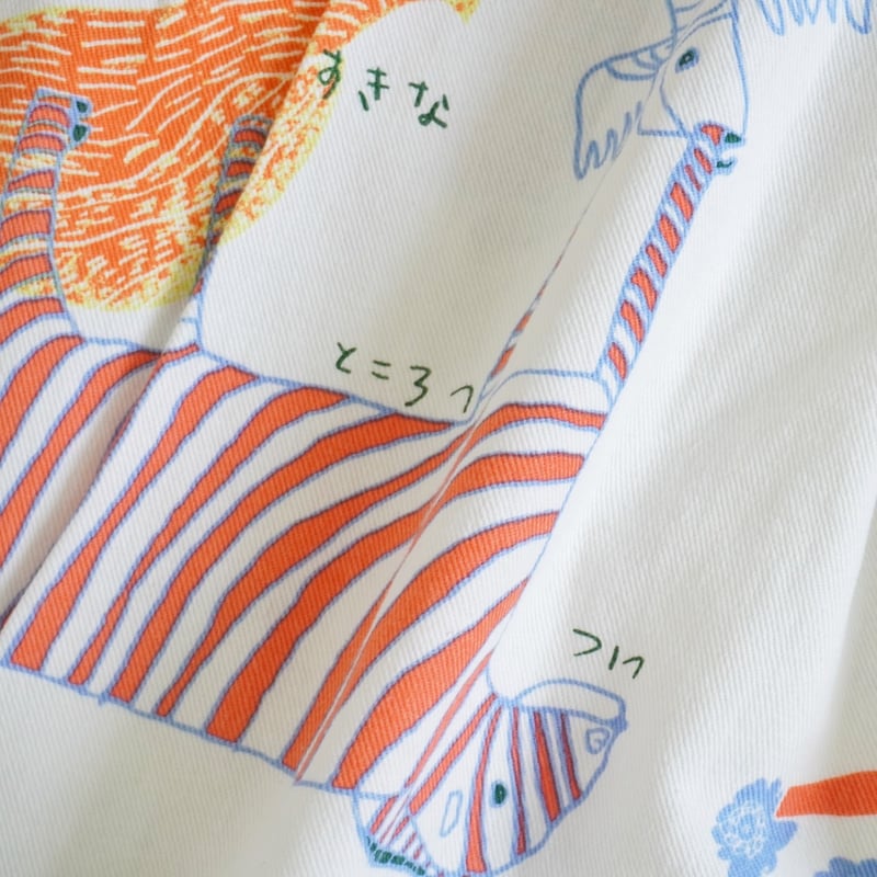 ディグルブロカンテ⭐︎フィセルスカート⭐︎鯛柄 2色＊レディース＊TIGRE BROCANTE-ティグルブロカンテ-Lively animal