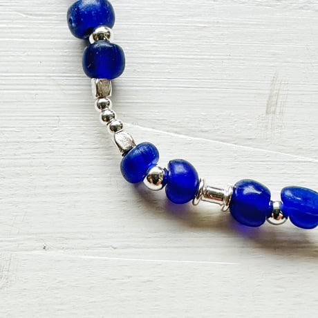 2色＊goods＊MANANAS JEWELRY-マナナス ジュエリー-Silver Mix Antique Beads Bracelet
