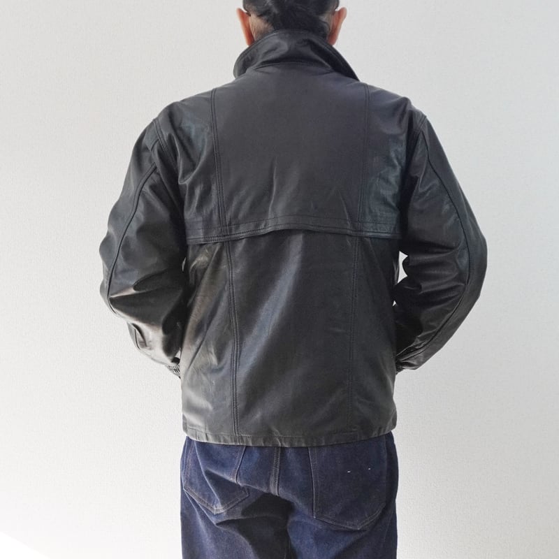 ユニセックス＊YOUSED-ユーズド-RETRO BAGGIES LEATHER JKT |