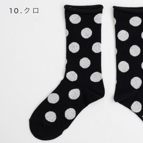 5色＊レディース＊prit -ドットソックス P01663