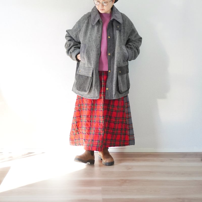 2色レディース＊快晴堂-後ろポケスカート タータンフォーエバー（53SK