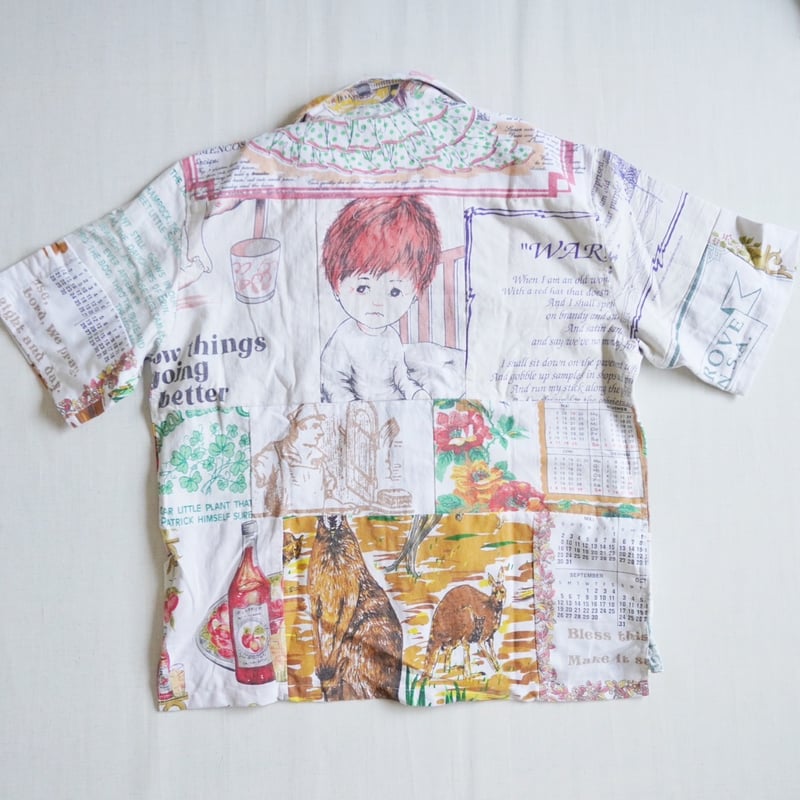 mr.remake.man リメイクシャツ 1点物モデムデザイン サイズL 新品 mr.remake.man リメイクシャツ 1点物モデムデザイン サイズL 美
