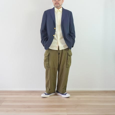 ＊ユニセックス＊J.PRESS ORIGINALS-Wool Polyester Stretch Tropical 3B Blazer / Baggy Fit