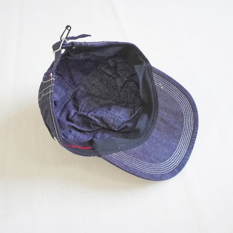 ＊ユニセックス＊TIGRE BROCANTE-ティグルブロカンテ-10.5ozフラットデニム＆ コットンナイロンリップ ランニングハット