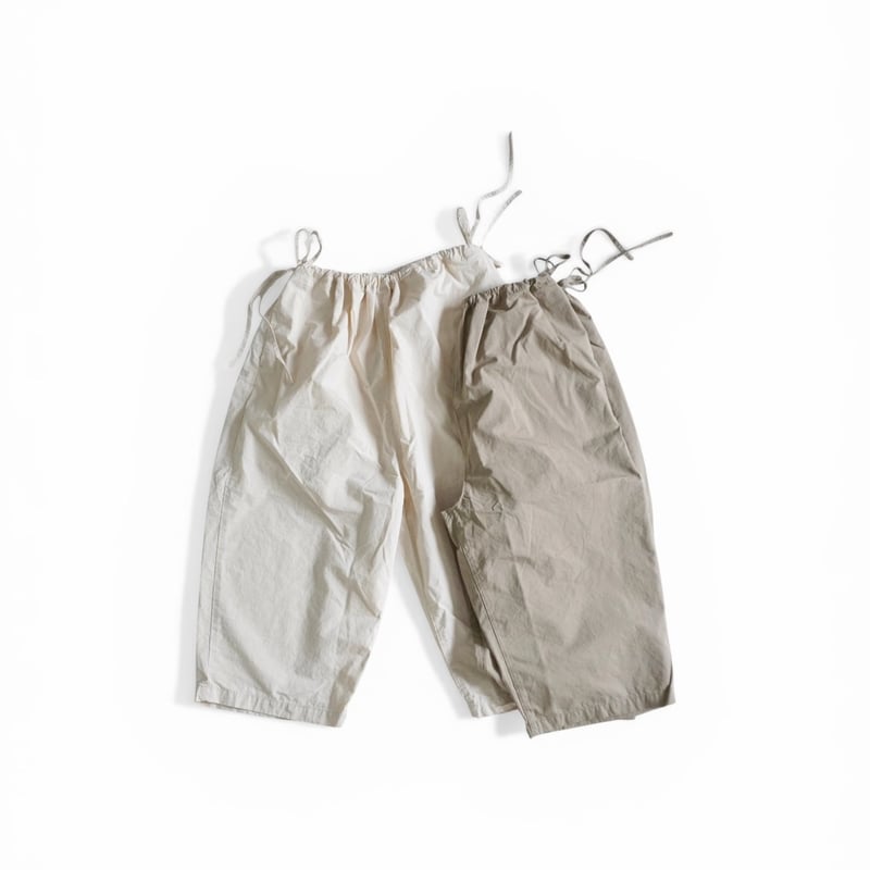 Brocante★ブロカント　ベージュ　コットンヘンプパンツ　サイズ2 BROCANTE ブロカント クーペパンツ 33-382S BIGヘンリンボン パンツ