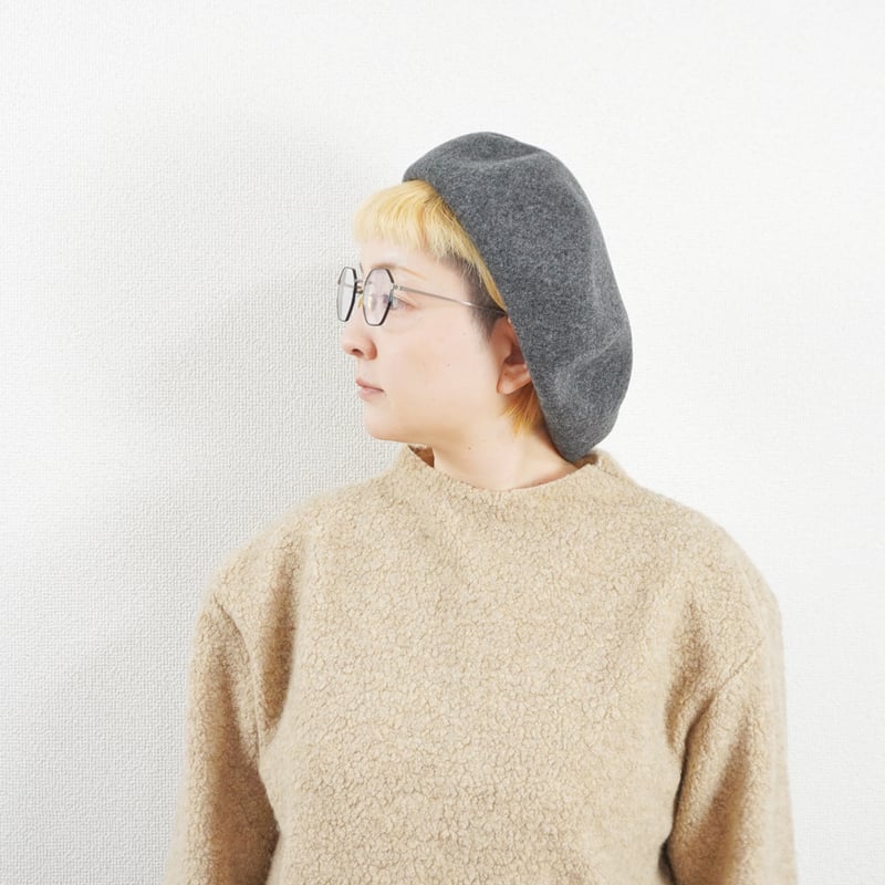 全3色ユニセックス＊eyya-エイヤ-八角製法 強縮ウールベレー帽