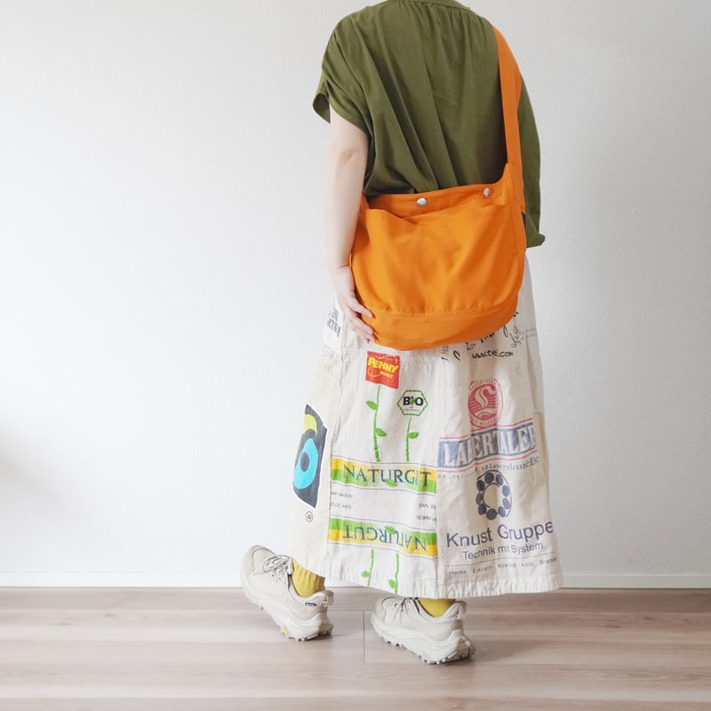 TIGRE BROCANTE ティグルブロカンテ ショルダーバッグ オレンジ再入荷3色＊goods＊TIGRE BROCANTE-ティグルブロカンテ