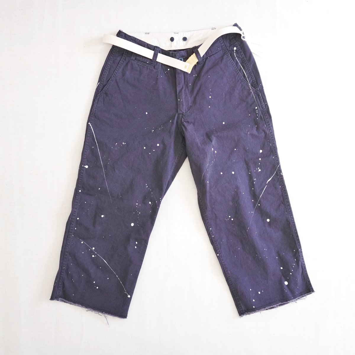 ユニセックス＊MASTER&Co＊マスターアンドコーPAINT CUT OFF TROUSER