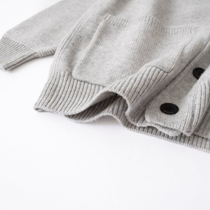 3色＊prit（プリット） 2/15ラムウール5G天竺編み Vネックワイド