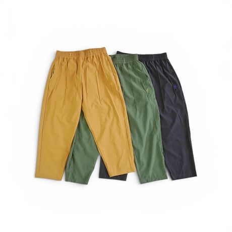 3色＊ユニセックス＊SLOWHANDS-スローハンズ-nylon×polyester stretch NEW Morocco pants