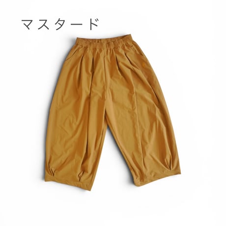 2色＊ユニセックス＊SLOWHANDS-スローハンズ-強ストレッチ 接触冷感 PUFFY PANTS