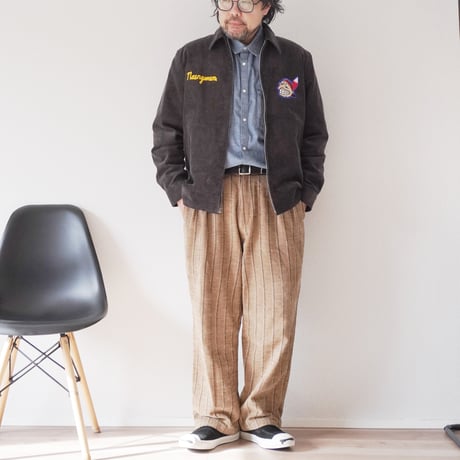 3色ユニセックス＊Nasngwam-ナスングワム-NWC JACKET(FFAジャケット)/チャコールブラック、ブリックブラウン、サックスブルー