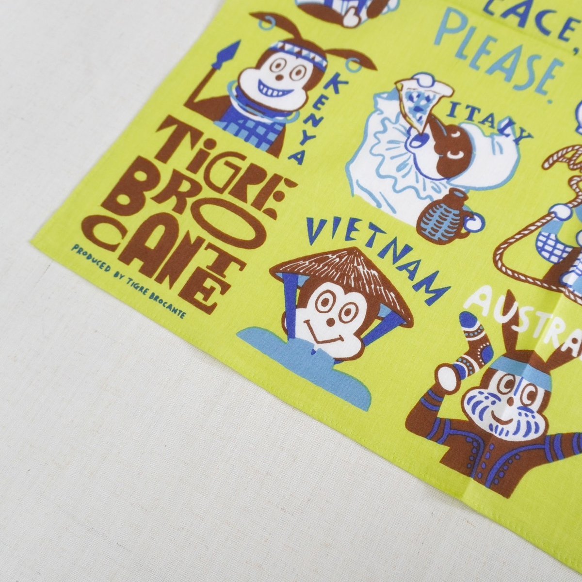 4色＊GOODS＊TIGRE BROCANTE-ティグルブロカンテ-One World 柄 ガ