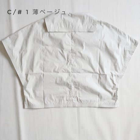 ３色レディース＊快晴堂-ステッチ沢山セーラーシャツベスト 3シーズン着られるタイプライター 52S-13
