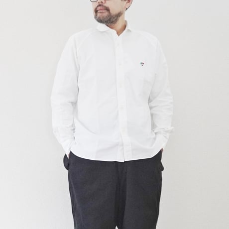 ユニセックス ARVOR MAREE-アルボマレー-SAILOR COLLAR L/S SHIRT OXFORD セーラーカラーシャツ