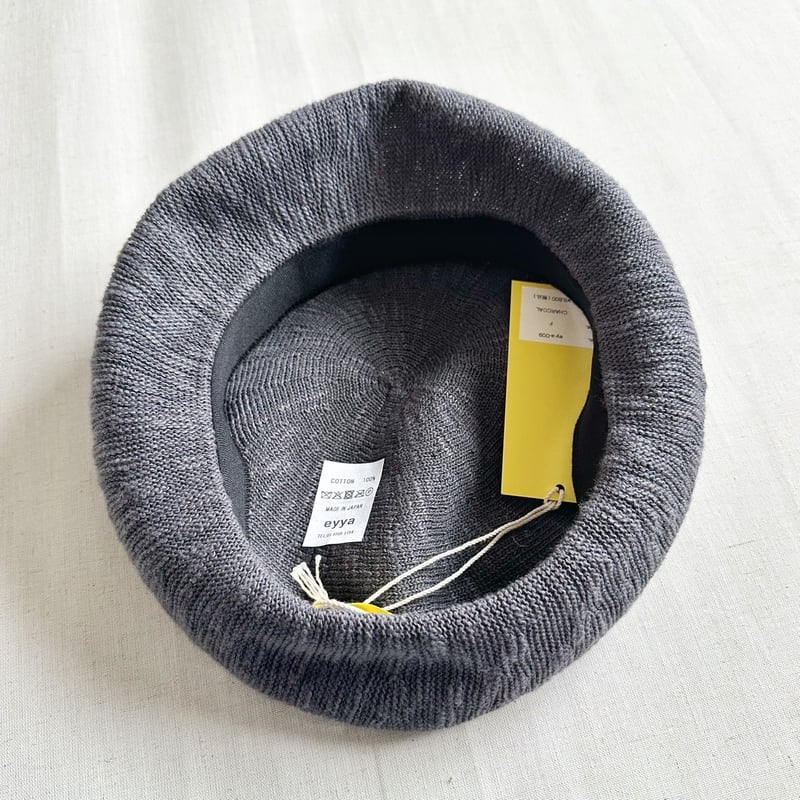 2色ユニセックス＊eyya-エイヤ-ring slob beret コットンニット