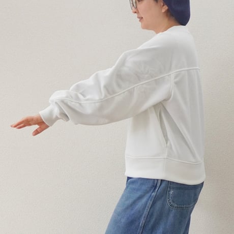 2色＊ユニセックス＊LA MOND-ラモンド-STITCH WORK LIGHT SWEAT
