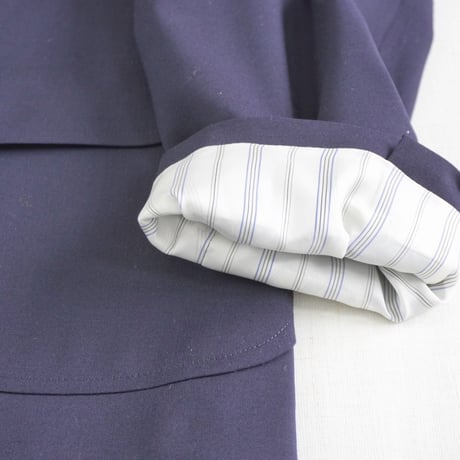 ＊ユニセックス＊J.PRESS ORIGINALS-Wool Polyester Stretch Tropical 3B Blazer / Baggy Fit