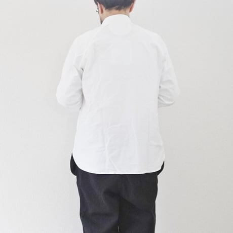 ユニセックス ARVOR MAREE-アルボマレー-SAILOR COLLAR L/S SHIRT OXFORD セーラーカラーシャツ