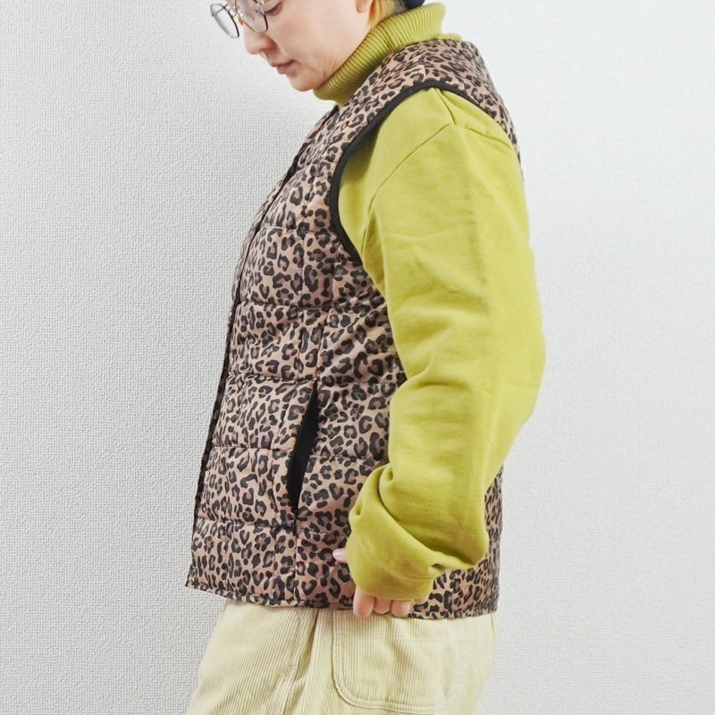レディース＊i c h i × TAION - Knit Cardigan + Leopar