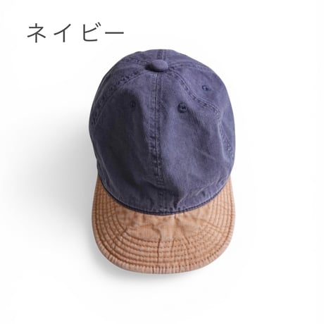 2色goods＊HIGHER-ハイヤー-CHINO × OXFORD BRIM FADED CAP