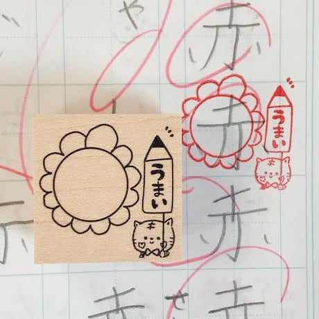人気教師×かょのこコラボ　使えてかわいい丸付けスタンプ