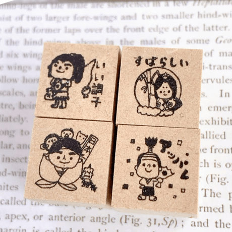 【昔話シリーズ】1.5cmゴム印