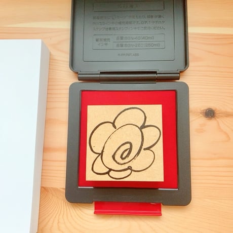 大きなスタンプに対応！１０ｃｍサイズのスタンプ台