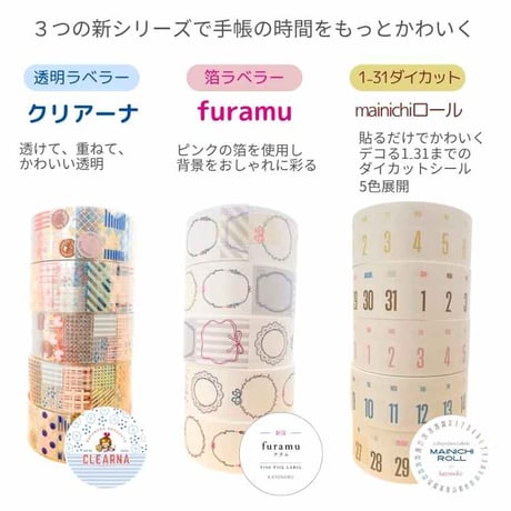 【送料込】貼るだけで、余白が作品になるピンク箔フレームラベラー