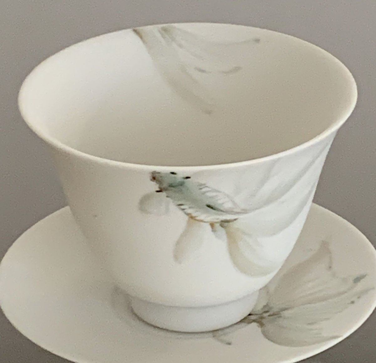煎茶 墨画 台(LC742) 煎茶 墨画 台(LC742) 煎茶 墨画 台(LC742) Blue and black tea bowl